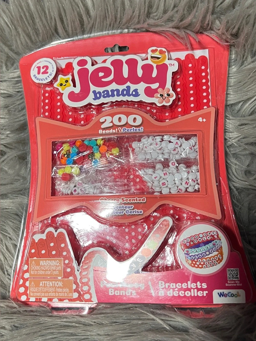 Only Kids Jelly Bands Bracelet Craft Kit - Red, White, Multicolor